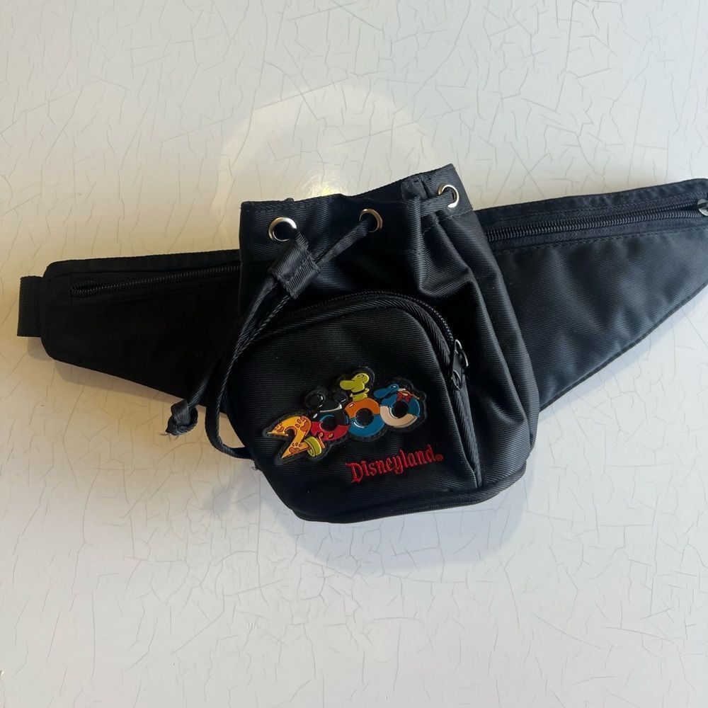 Disney Black Crossbody Bag with Colorful Logo